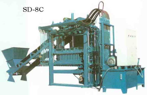 保定市北市区三鼎建材机械厂 —— SD-8C型半自动制砖机产品展示